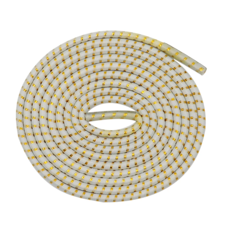 

Coolstring Company 140 CM Length Wholesale Hot selling Round Elastic Polyester Shoe Lace Support Custom Length For Casual Shoes, Customized