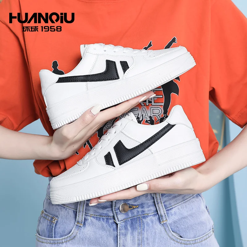 

H20330 HUANQIU China High Quality Women Breathable Soft Walking Casual Shoes, Picture shows