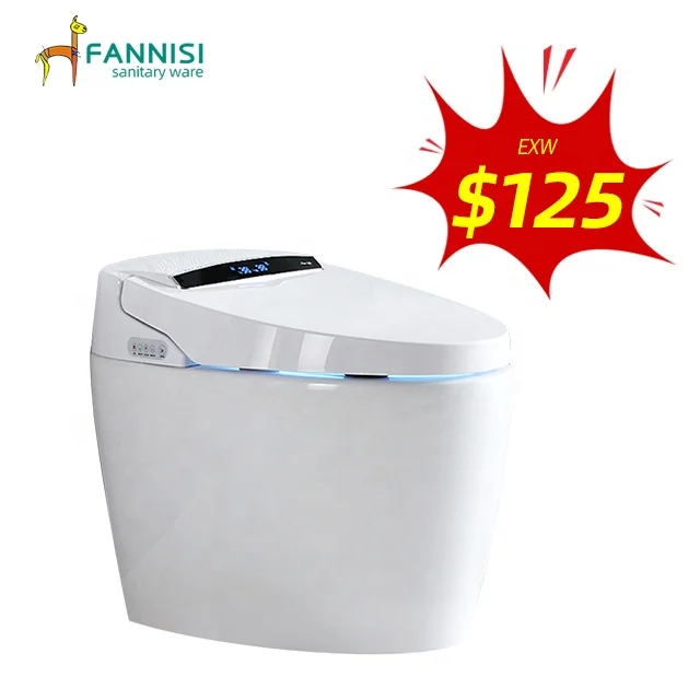 

Wholesale cheap price bathroom WC automatic electronic bidet intelligent smart toilet for home