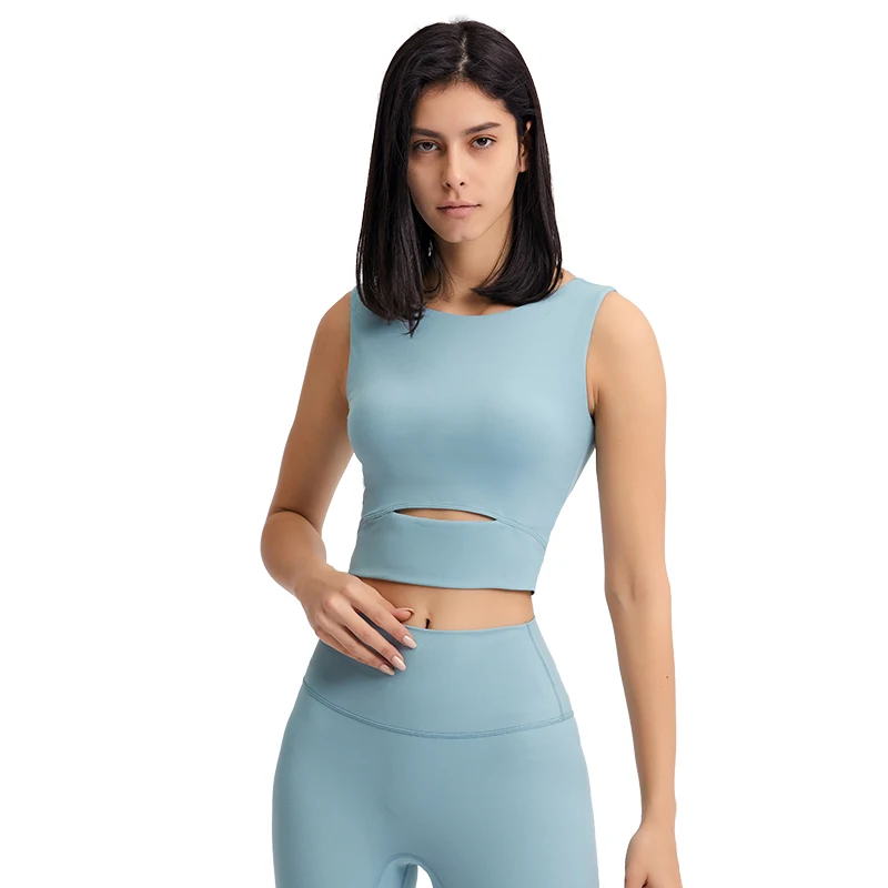 

Sexy Women QUICK DRY Breathable Sleeveless Gym Tops Yoga Bra T-shirts Sportswear Workout