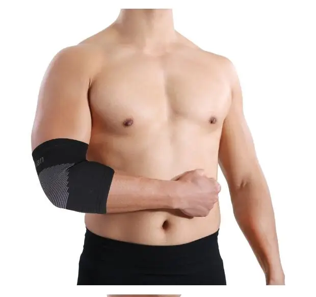 

Wholesale brace protective pads treatment tennis gym elbow support for gym, Black, skin-color
