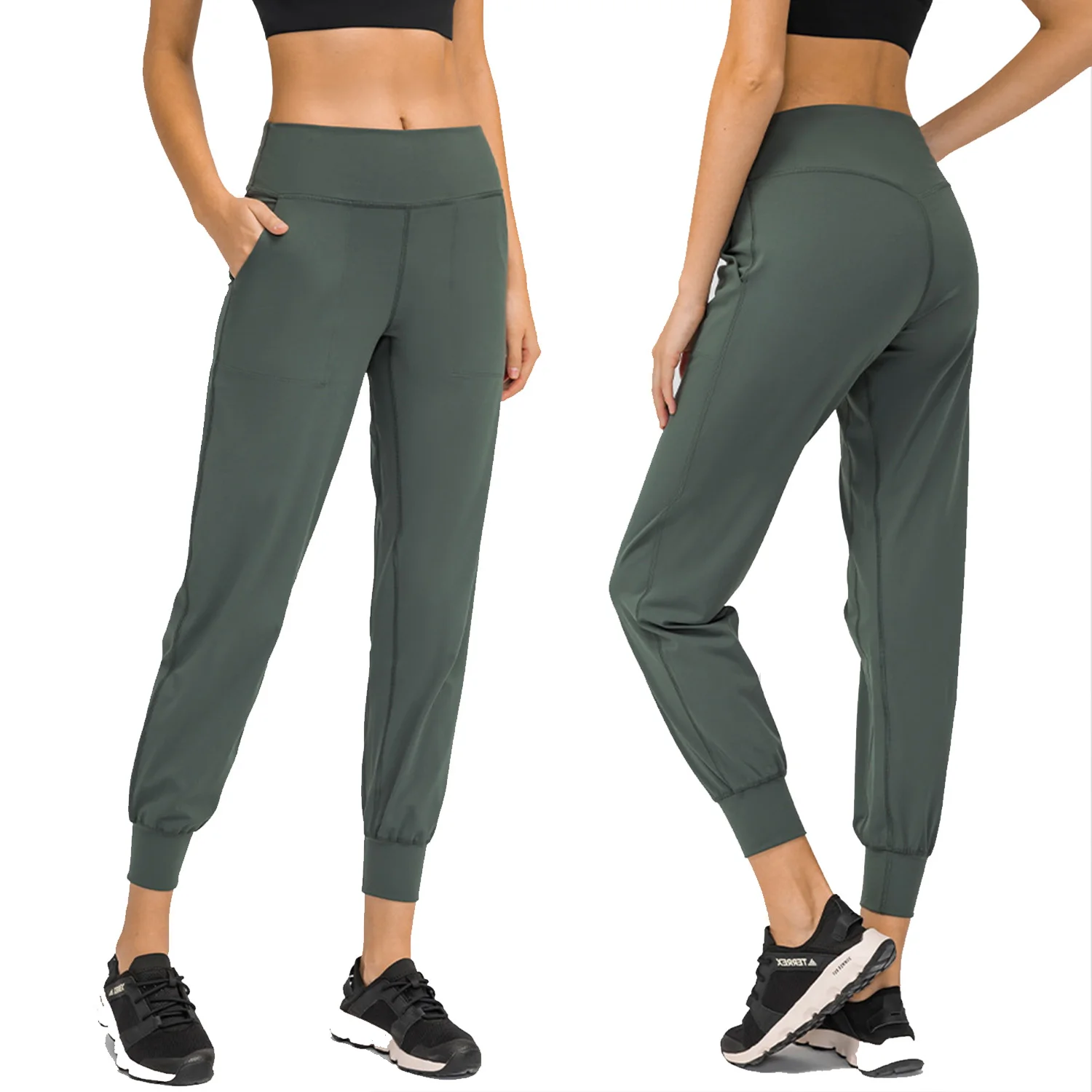 

2022 New arrival lulu Lemon align loose and comfortable straight yoga pants quick drying exercise fitness cropped pants