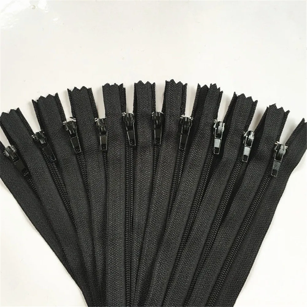 

20cm Nylon Coil Zippers for Sewing Crafts Tailor Nylon Zippers Bulk