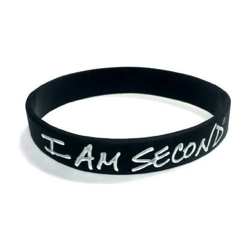 

I Am Second Classic Adult Silicone Wristbands bracelet, Any color