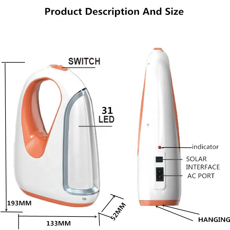 
Portable Lighting Good Design High Quality Multi Function Mini 31 Led Lantern Rechargeable Emergency Light 