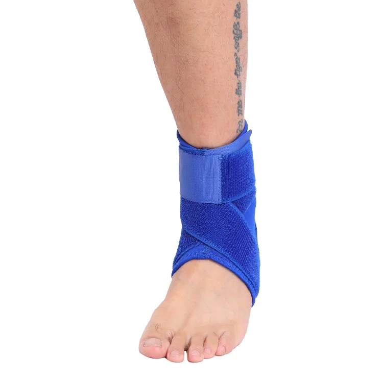 

Newly designed running basketball with ankle support, breathable ankle sprain wrap, Blue