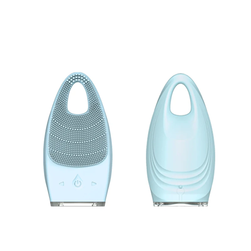 

2021 New Patent design Deep Cleansing Electric Facial cleanser USB Rechargeable Face cleansing brush silicone