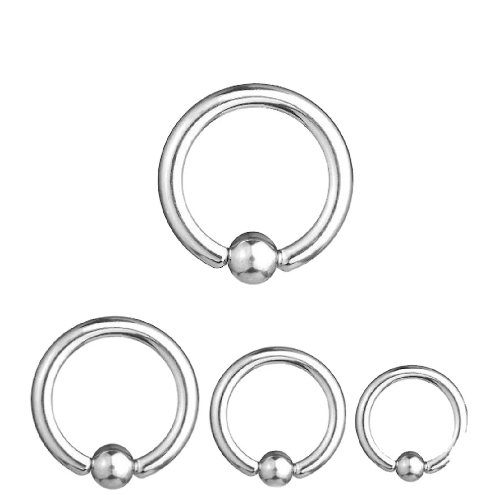 

Externally Treaded Cadults Bead Rings Nose Rings Jewelry Body Piercing ASTM F136 Titanium Fashion CBR Zircon High Grade Stud N/A