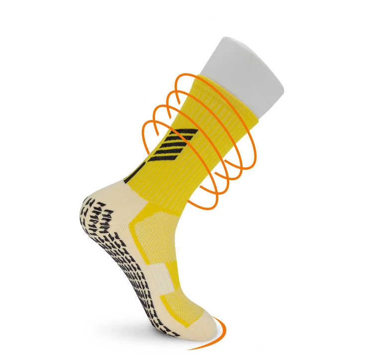 

High Quality Manufacturer Compression Non Slip Football Sports Grip Socks Anti-slip Athletic Soccer Socks Custom