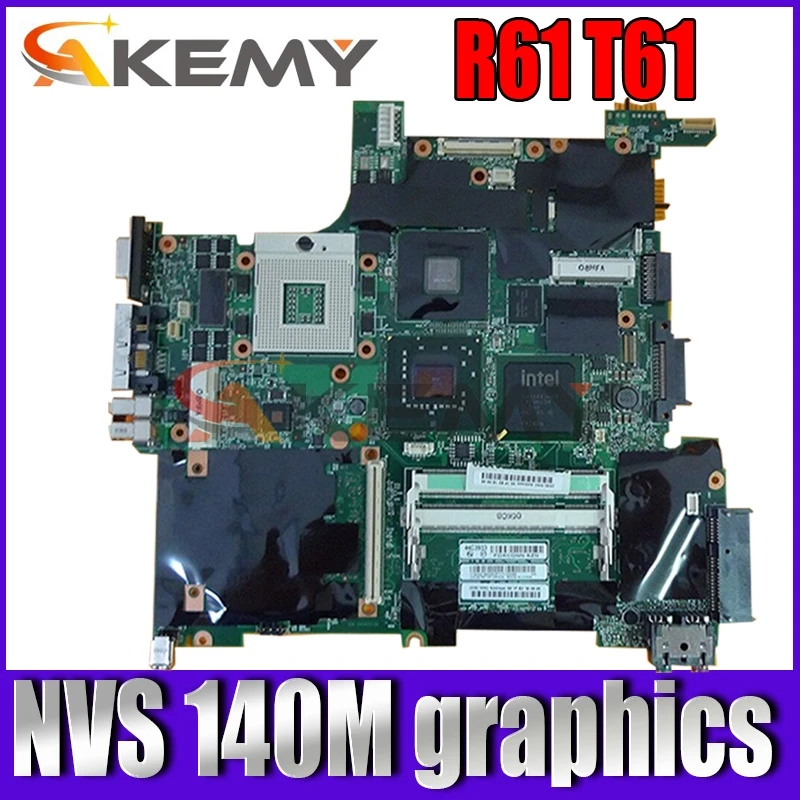 

Akemy FRU 04w6537 Brand Laptop Motherboard for thinkpad R61 T61 14.1 PM965 Quadro NVS 140M graphics update