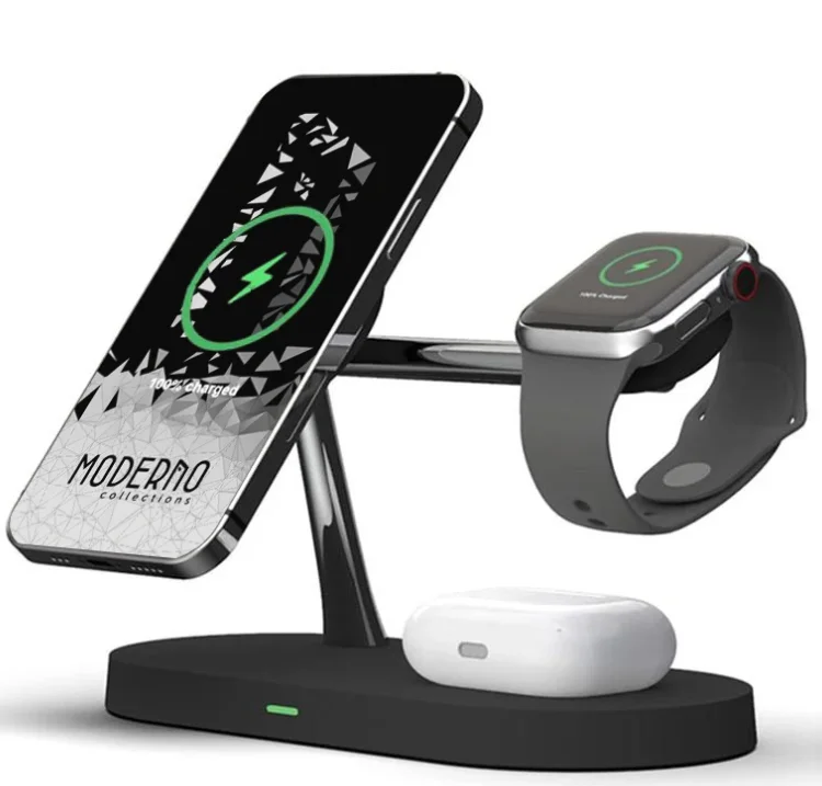 

15W Premium 3 in 1 Slide MagSafing Fast Wireless Charging Stand