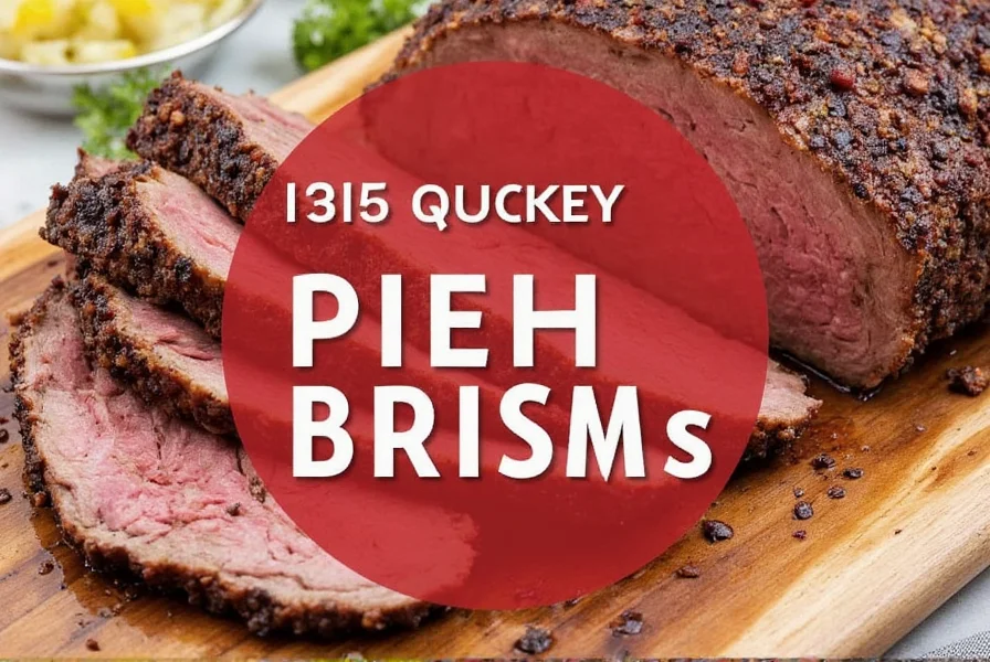 Italian herb-crusted brisket