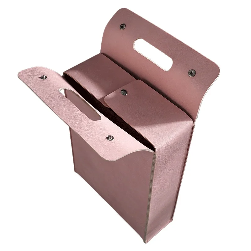 

Goldbox wholesale 2021 new leather bag, food, tea and other leather packaging custom logo