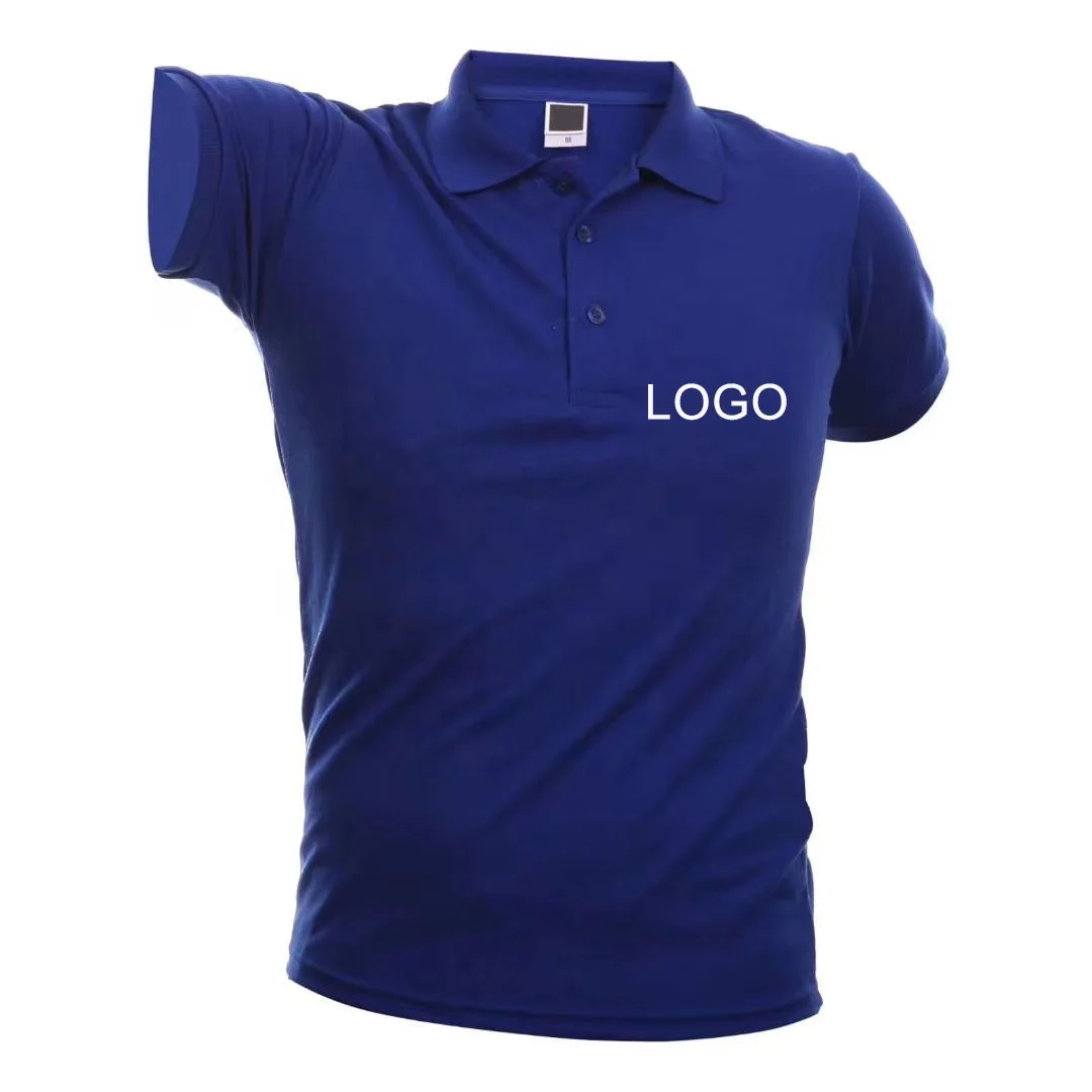 

Wholesale Men's CVC Pique Fabric Embroidery Printing Logo Plain Polo T shirt Custom Polo Shirt Printing