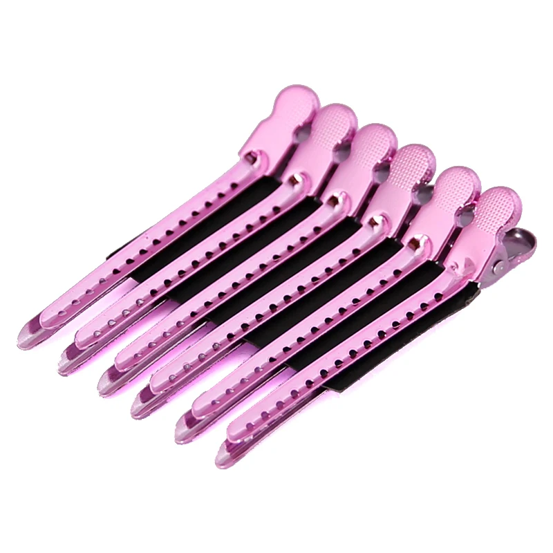 

wholesale factory cheap custom Park L-Clips hairdressing stainless steel hair salon alligator hair clips for salon barber use