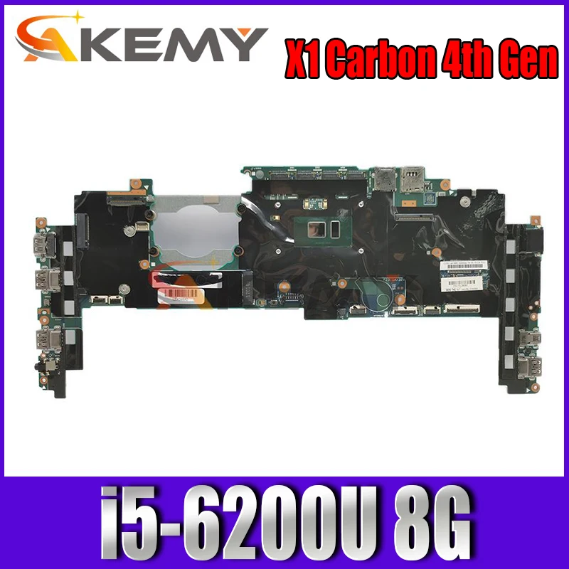 

Original laptop for lenovo ThinkPad X1 Carbon 4th Gen motherboard mainboard i5-6200U 8G