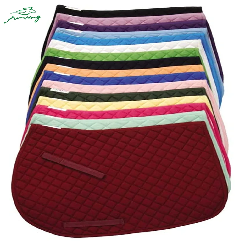 

Luxury Crystal Fashion Cotton Racehorse Dressage Saddle Pad, Custom color