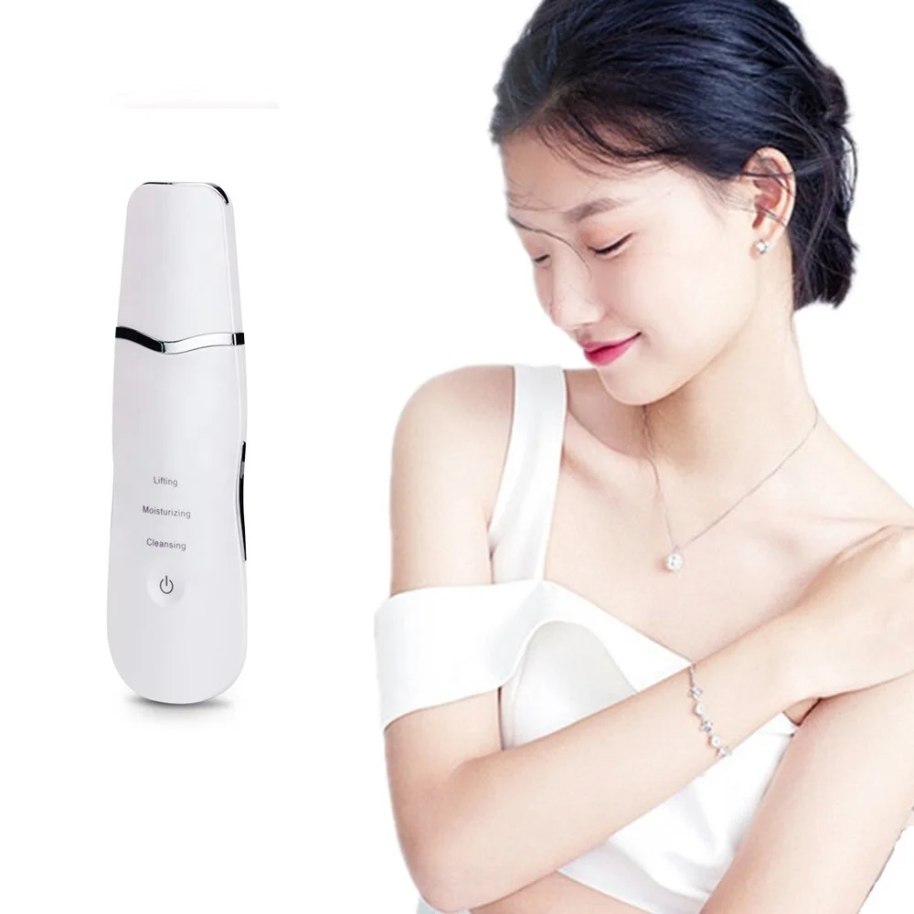 

New Ultrasonic Face deep exfoliating wash skin scrubber spatula wand 2020
