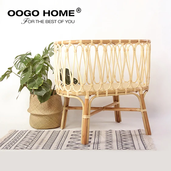 

Hot Sell Simplicity Style Design Rattan Convenient Help Safe Baby Bed Clothing Bamboo Wooden Case Multifunction Storage Baskets, As shown in the picture