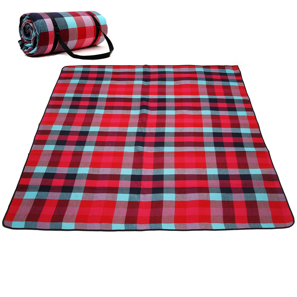 

300x300cm Custom Size Color Pattern Foldable Waterproof Picnic Blanket Sand Free Washable Picnic Mat, As picture,accepted custom