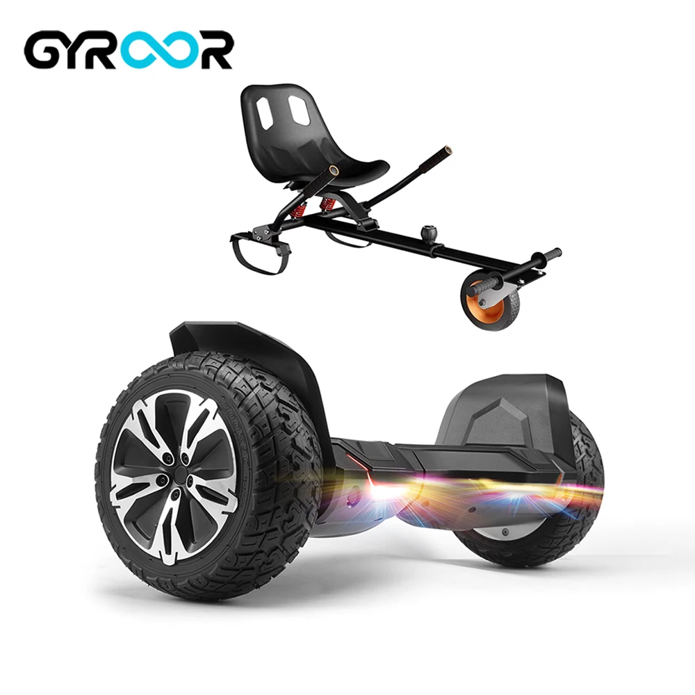 

2021 New 8.5-Inch 3 Wheels Electric Go Karts Hoverkart Hoverboard Self Balancing Scooter Hoverkart, Black/red/white/blue