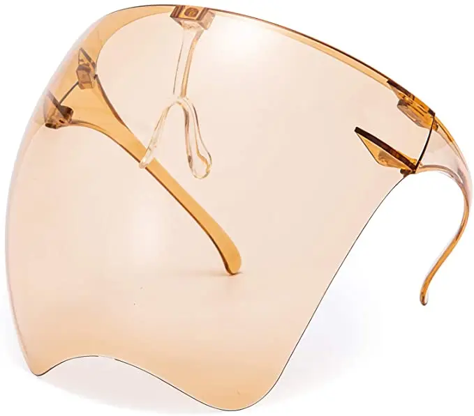 

New fashion anti fog face shield with glassess clear shield mask Visor Full Face cover Protective Glasses Tinted Lens Eyewear, Pink brown blue clear red ect