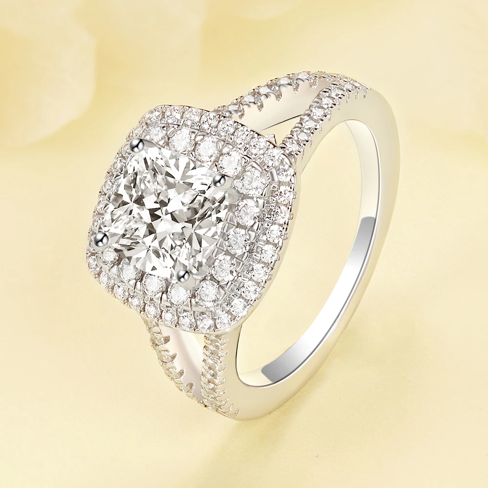 

Vintage Style S925 Sterling Silver With Gold Plated Tonglin Wedding Rings TL-457 For Woman