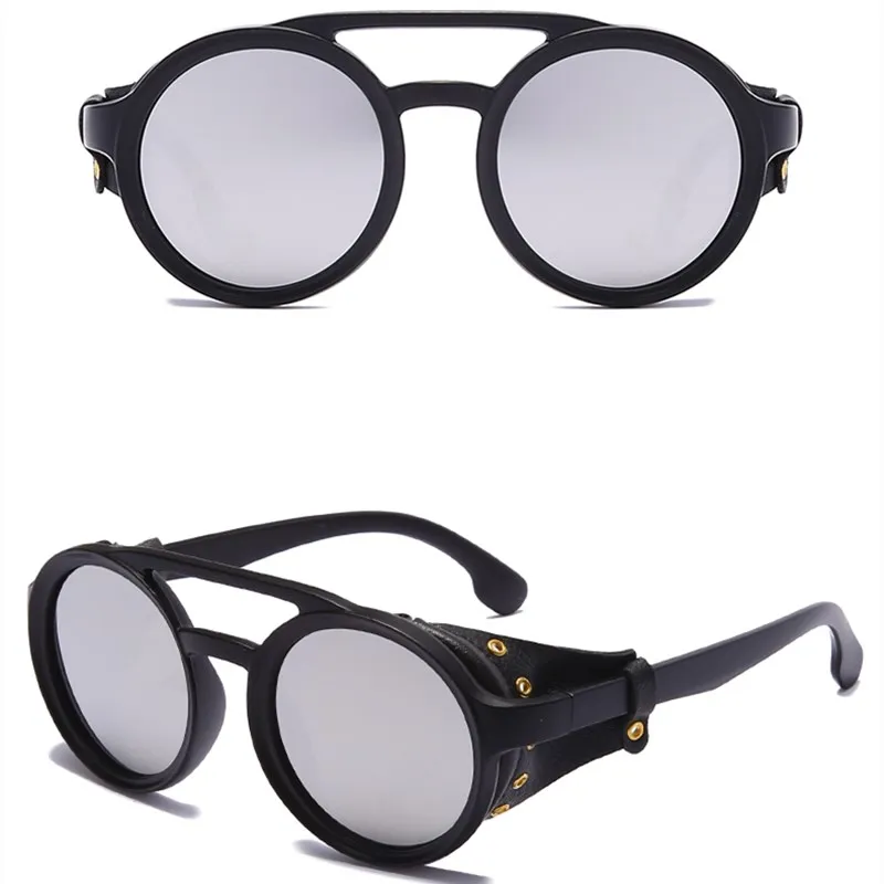 

DLL1940 vintage round sunglasses 2021 steam punk UV400 custom sun glasses