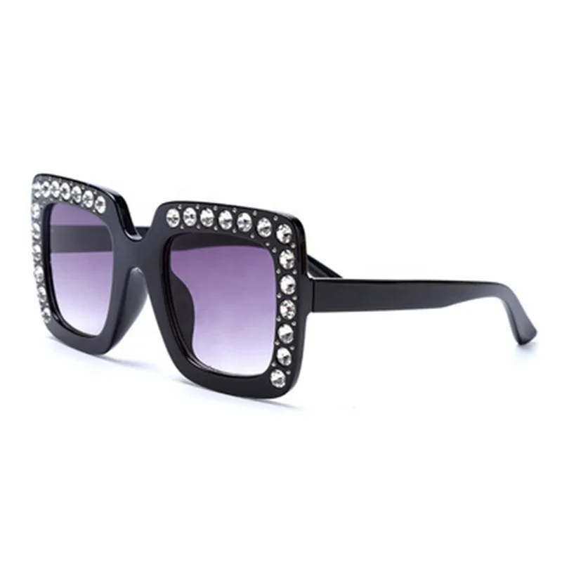 

Kids Bling Sun Shades Glasses Cool Square Sunglasses for Children, 6 colors