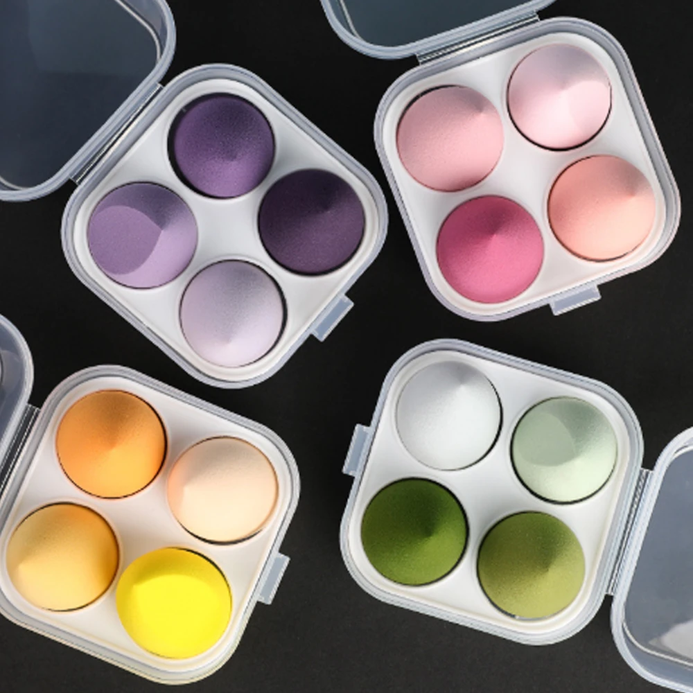 

Powder Puff Factory Wholesale Ready To Ship Mixed Colors Makeup Powder Puff
