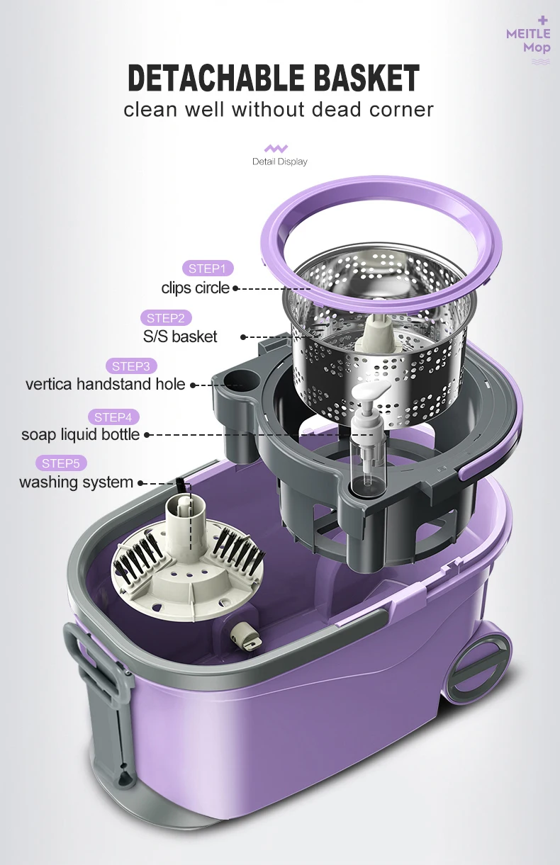 
Innovative Microfiber Mop Cleaning With Durable Automatic Car Wash Mop Bucket home cleaning products 