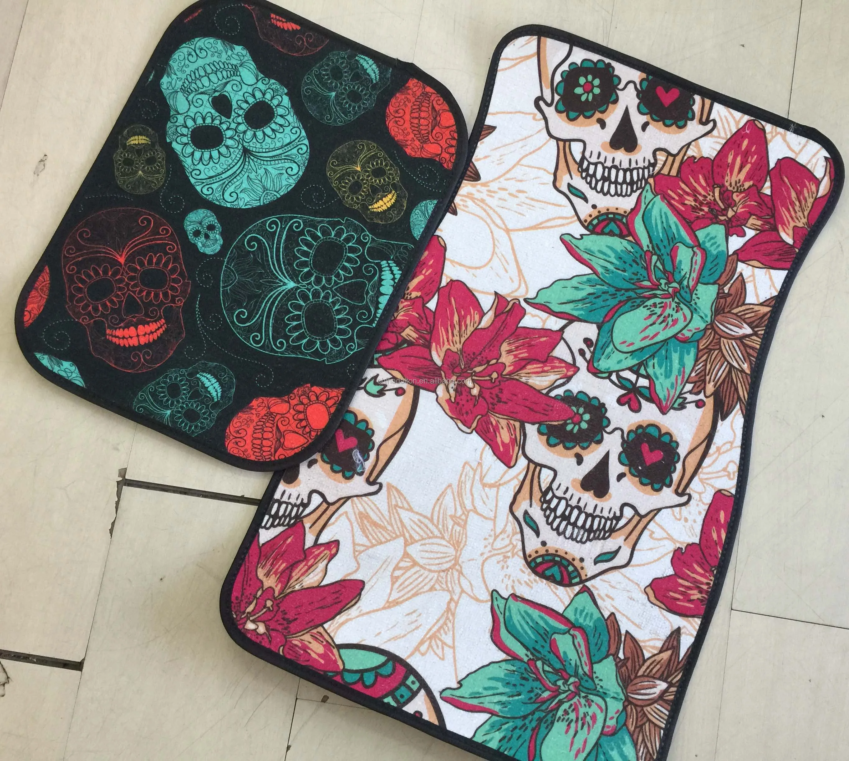 Dye Sublimation Printed Custom Logo Car Floor Mats Buy Logo Car Floor