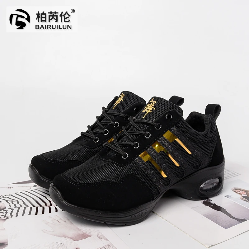 

Nuevo Zapatos de baile de moda para mujer Zapatos deportivos de malla transpirable Zapatillas de deporte casuales pa, 2 colors