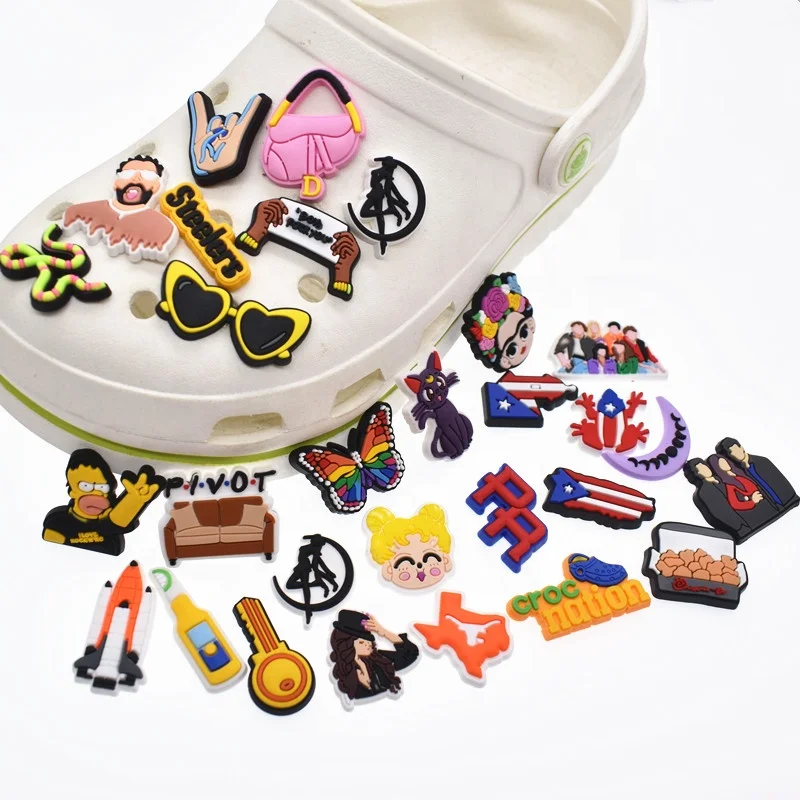 

croc charm vendor men croc charms the office shoe charms fit for adults shoe accessories, As pictures