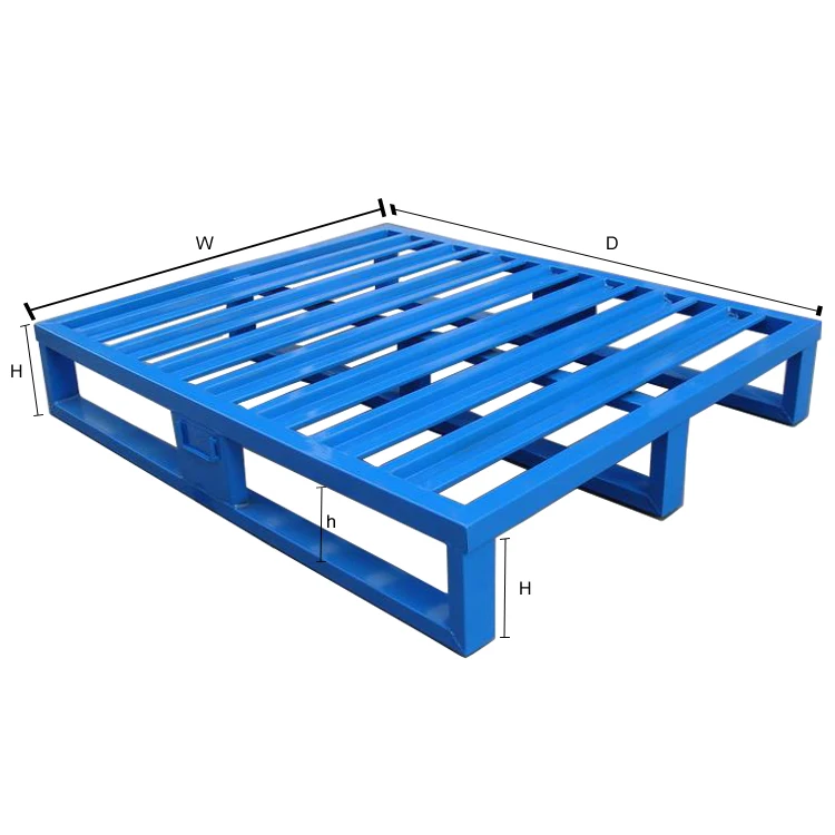 Pallet Manufacturer Custom Single Faced Heavy Duty Warehouse Forklift Steel Metal Galvanized