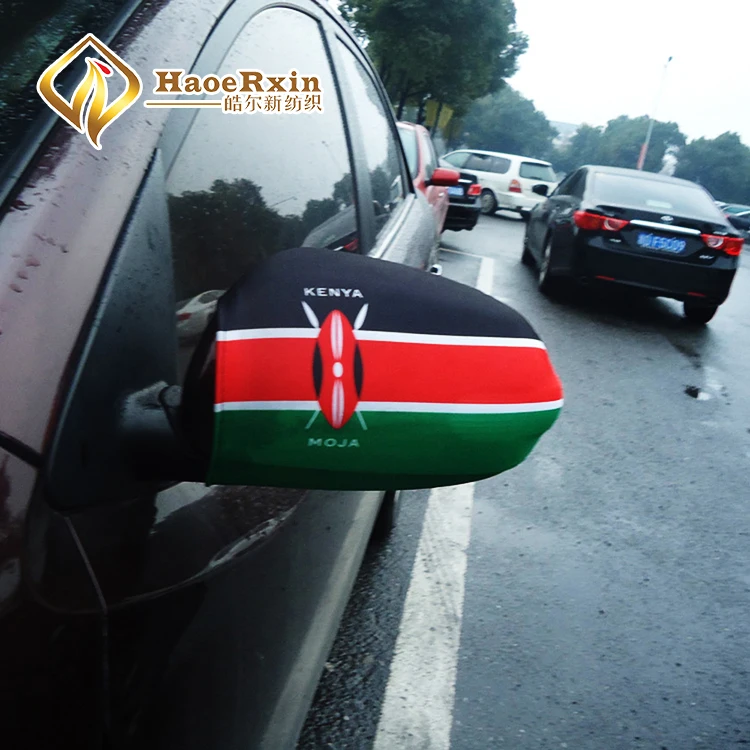 
China manufacturer popular comfortable national USA UK Belgium car mirror flag 