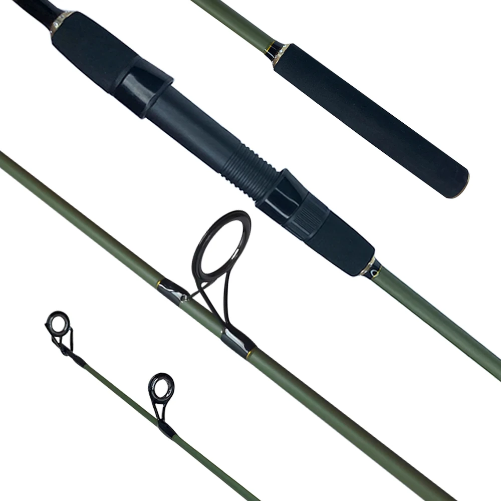 

Newbility fishing rod 12ft 13ft 24T carbon 2 sections lavin carp power fish rods, Green