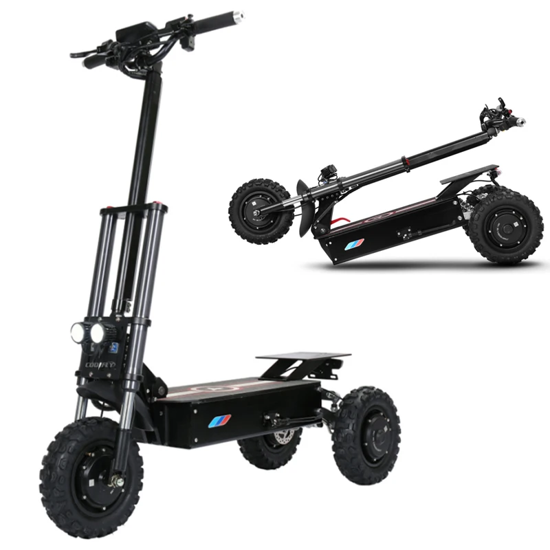 

2022 foldable 60V 31AH 5000w electric scooter 72v three motors 3 wheels adult for mobility fast offroad E scooter