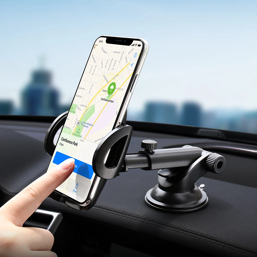 

Free Shipping 1 Sample OK FLOVEME 360 Adjustment Dashboard Phone Holder Automatic Lock Car Phone Holder Gravity Phone Holder