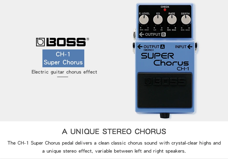 Boss Ch-1 Super Chorus Guitar Effect Pedal - Buy Guitar Effect Pedal  Product on Alibaba.com