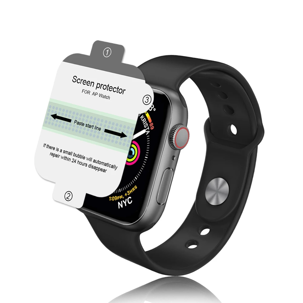

3d Curved Screen Protector For Apple Watch 1/2/3/4 38 40 42 44mm Screen Protector