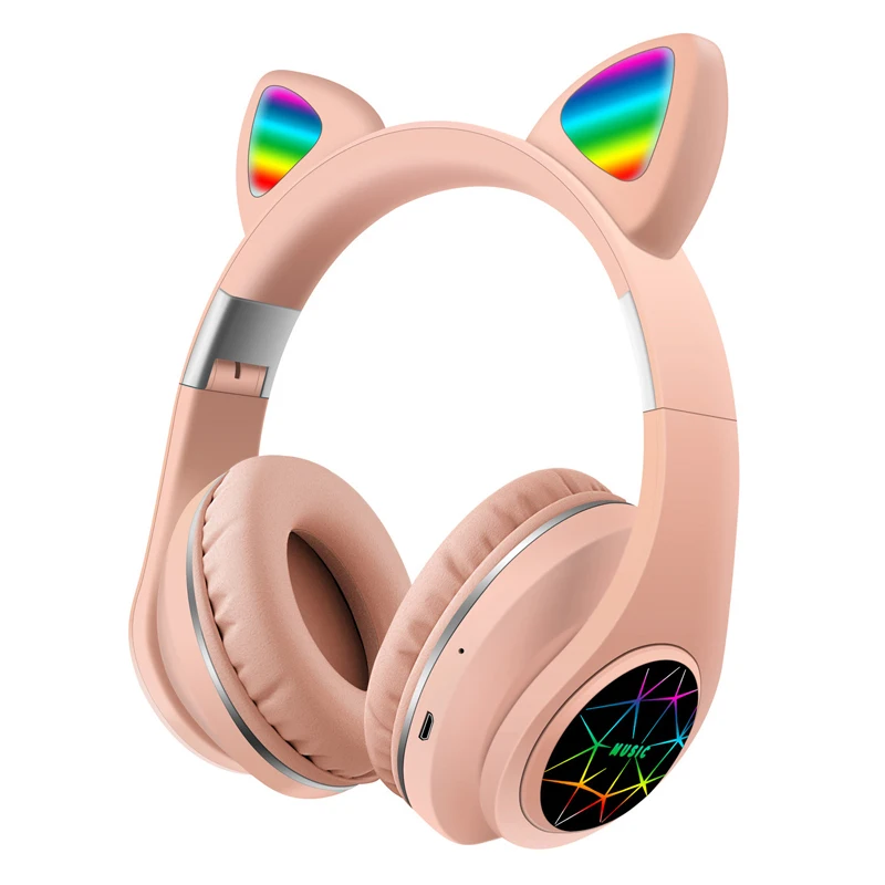 

Factory ODM 2020 Amazon's best-selling OEM m2 V5.0 sports headphones custom LOGOBT cartoon cute headphones foldable cat ears