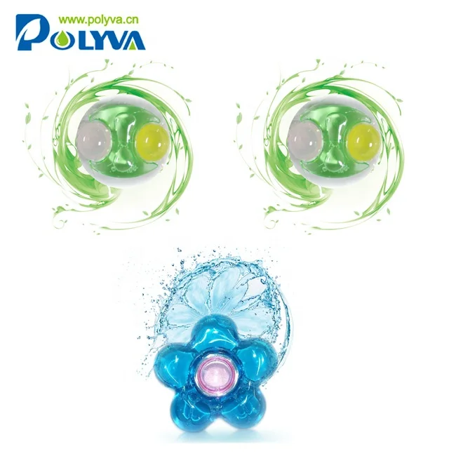 

15g/pcs (3in1) OEM Cloth Washing Apparel Detergent Pods Liquid Laundry Pods Detergent capsules, Blue