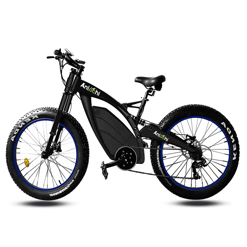 

ANLOCHI OEM New model Mid Drive Electric Bike Fat Tire Ebike Mid Drive Electric Bike Mid Drive Full Suspension