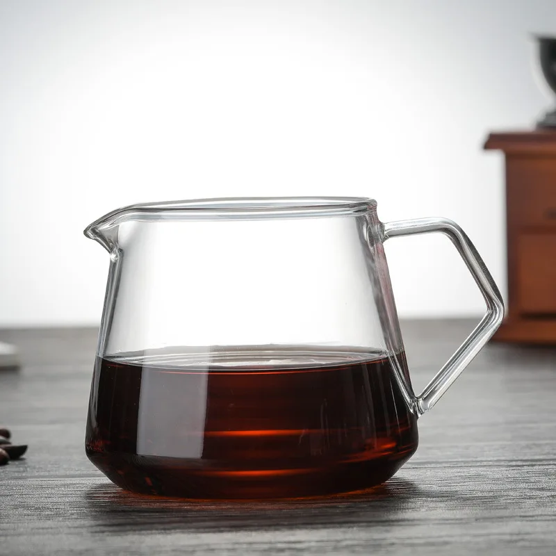 

Transparent Glass Coffee Tea Cup With Handle Tea maker Making Coffee Cup