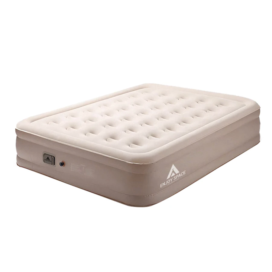 Automatic Inflatable Airbed for One Person Ergonomic Design Build-in Pump Self Inflating Air Mattress