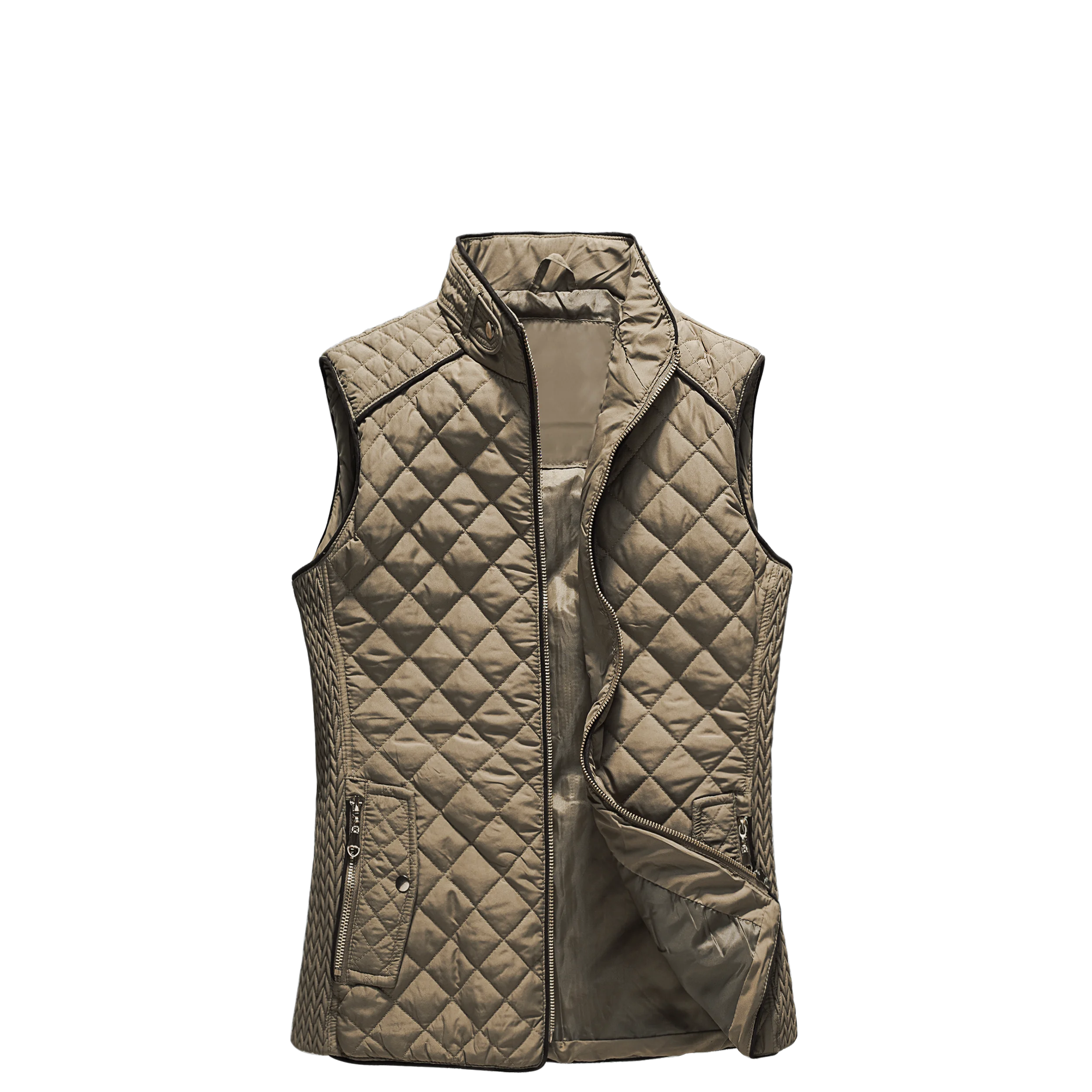 

2020 High Quality Simple Ladies Custom Vest Zipper Wholesale Puffer Winter Woman Vest