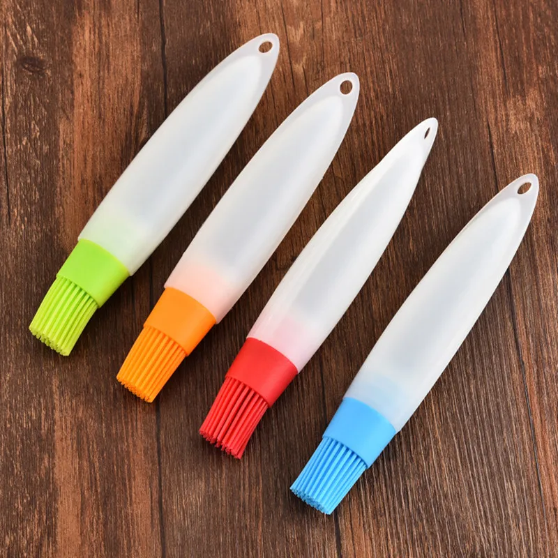 

HUAMJ Ebay top selling instock Silicone oil brush kitchen pancake Oil Brushes Pancake Grill Brush BBQ Tools