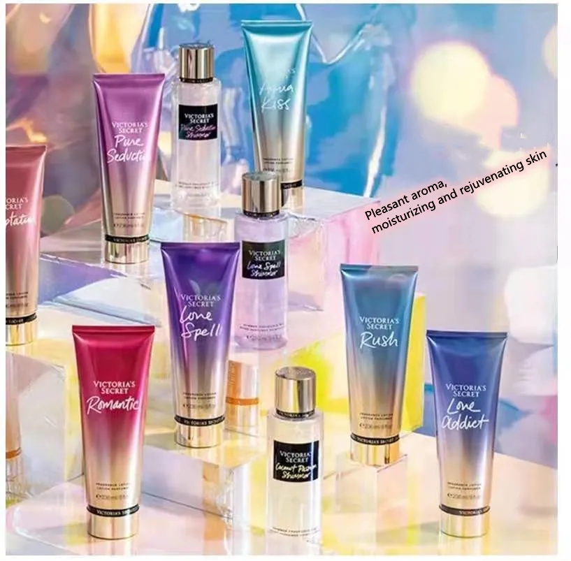 

Wholesale High-quality Victoria Long Lasting Perfume Fragrance Body Mist Body Lotion Deodorant Set