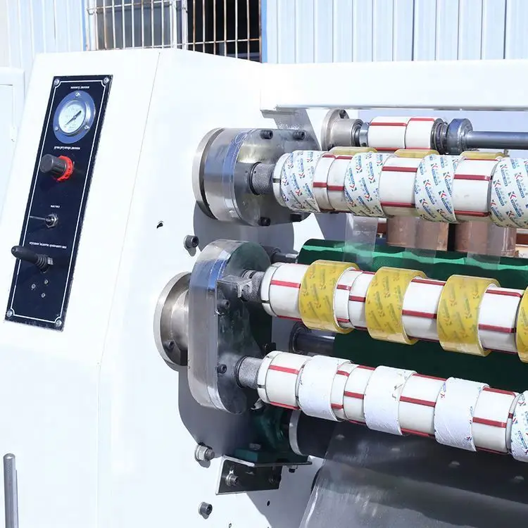 
Jumbo Roll BOPP Adhesive Tape Roll Cutting Rewinding Slitting Machine 